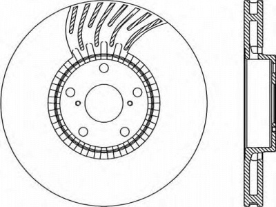OPEN PARTS bdr228520 -  Тормозной диск